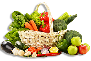 la carta 4 footer fruit vegetable