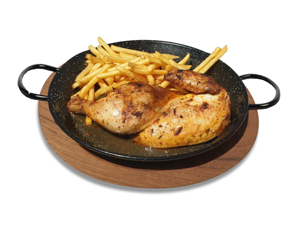 pollo con patatas